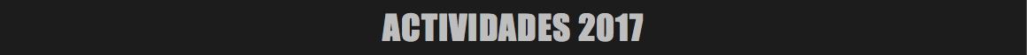 ACTIVIDADES 2017