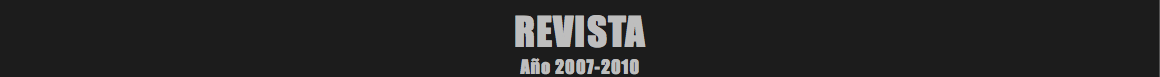 REVISTA Año 2007-2010