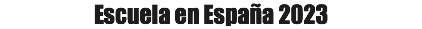 Escuela en España 2023