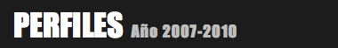 PERFILES Año 2007-2010 